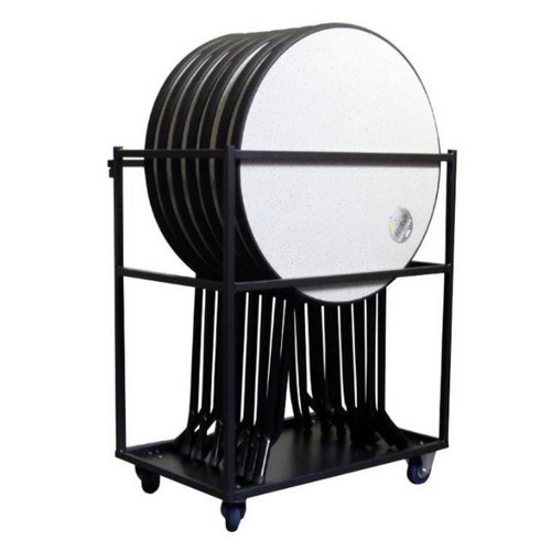 Transportkar 'Small' voor statafels en terrastafels afm. 68x95x(h)114cm