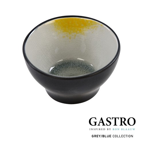 TAILLE DU PLAT DE SERVICE. 8x4,5 cm. BLEU - GASTRO PAR RON BLAAUW