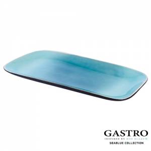 Serveerbord rechthoekig afm. 26x12cm. SeaBlue - GASTRO by Ron Blaauw
