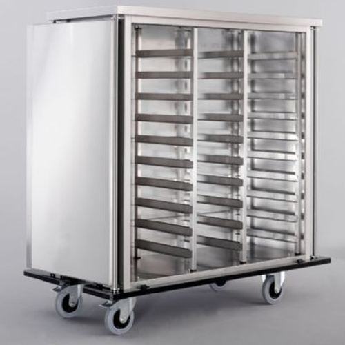 Dienbladen/afruimwagen geisoleeerd 3-compartimenten ttw 3x24 h. 133,4cm. Hupfer