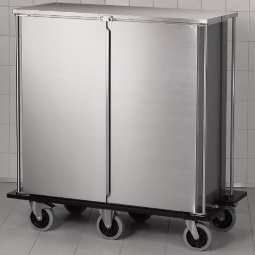 Dienbladen/afruimwagen geisoleeerd 3-compartimenten ttw 3x24 h. 133,4cm. Hupfer