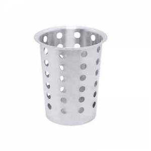 CUTLERY CUP STAINLESS PERFORATED DIM. 11X13CM.