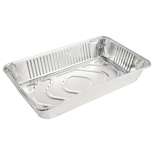 Disposable gastonorm schaal aluminium 1/1gn. set à 5 stuks