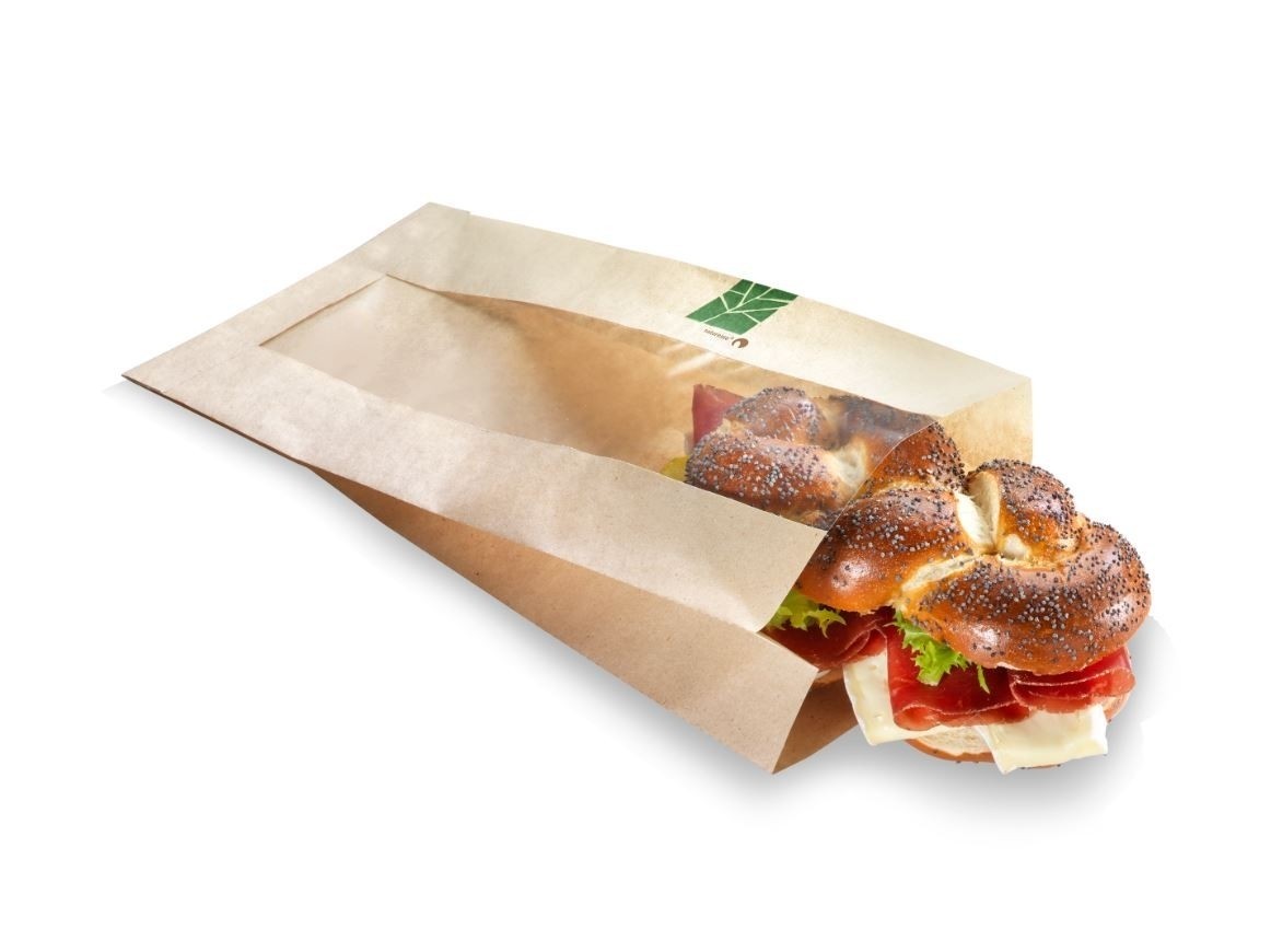 Paperwise/pla vensterzak afm. 33x12x(2x3)cm.  doos à 500 stuks