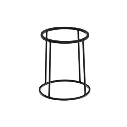 Buffetverhoger diam. 22/24cm. hgt. 28cm. zwart