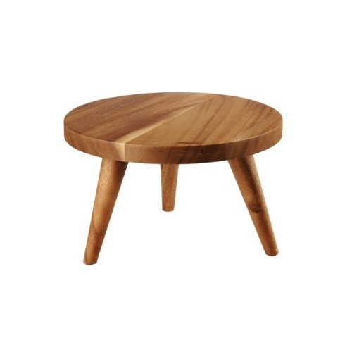 Buffetverhoger diam. 15cm.X(h)10cm. hout alchemy -Churchill