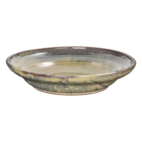 Buffetschaal KAITØ Stoneware diam. 38cm. HG. 8cm. kleur Forest Green