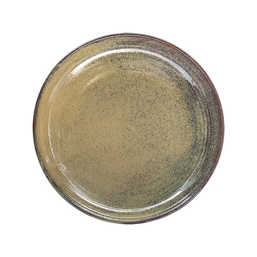 Buffetschaal KAITØ Stoneware diam. 45cm. HG. 6,5cm. kleur Forest Green