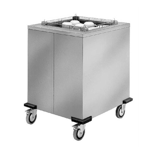 Korven/diendbladenstapelaar onverwarmd tbv ca. 120 dienbladen afm. 53x37cm.