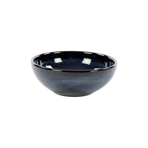 Saladeschaal KAITØ Stoneware diam. 16cm. HG. 5,5cm. kleur Indigo Blue