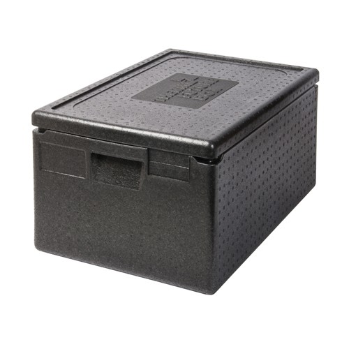 Isoleerbox 1/1 gn 46ltr. afm 600x400x320mm. zwart Thermo Future Box 28 stuks