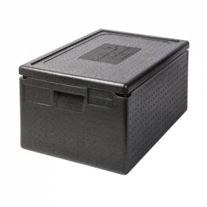 Isoleerbox 1/1 gn 46ltr. afm 600x400x320mm. zwart Thermo Future Box 28 stuks