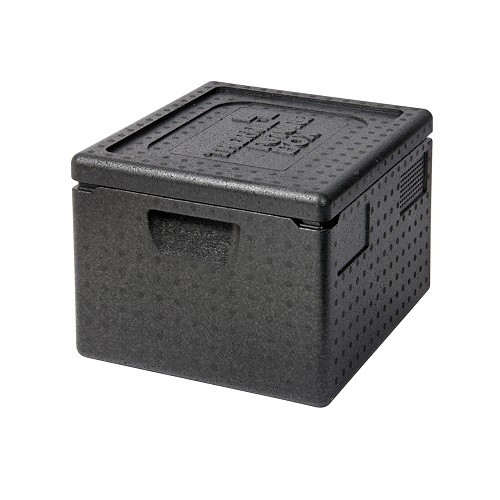 Isoleerbox Premium 1/2 gn 19ltr. afm 390x330x280mm. zwart Thermo Future Box
