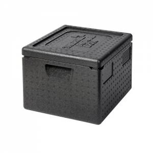 Isoleerbox Premium 1/2 gn 19ltr. afm 390x330x280mm. zwart Thermo Future Box