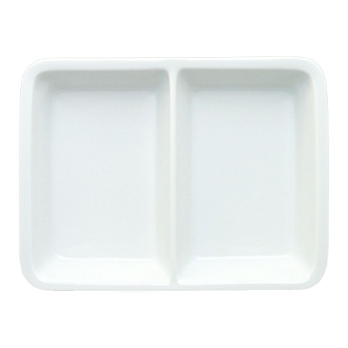 DINNER PLATE 2 SECTIONS DIM 230X175X35MM. THERMO FUTURE BOX