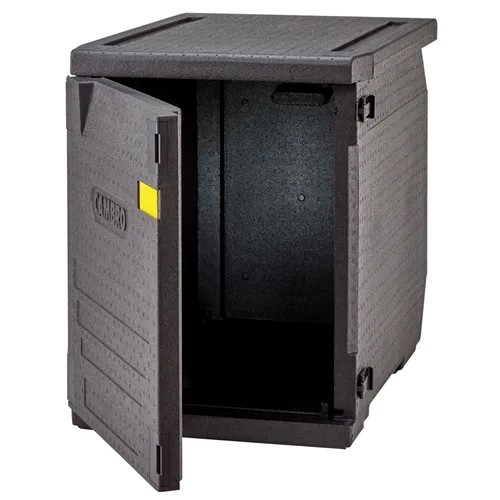 Geïsoleerde transportbox inh. 155 ltr. front loader epp4060fnr zwart (110) Cambro