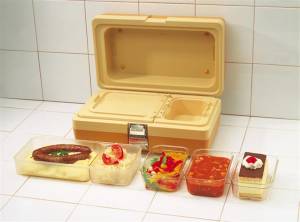 TRANSPORTKASTEN MENU DUO ABDECKUNG V/BELL KUNSTSTOFF FARBE TRANSPARENT