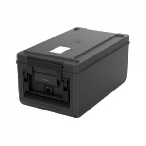 ISOLIERTE TRANSPORTBOX THERMOPORT 100 K MIT KÜHLPLATTE SCHWARZ RIEBER