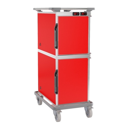 Thermobox EE150 elektrisch verwarmd cap. 6+4 X gn 1/1 afm. 525x700x1285mm.