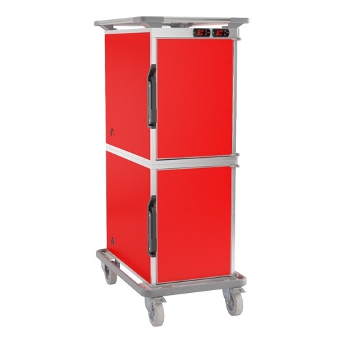 Thermobox FF180 convectie/hetelucht cap. 6+6 X gn 1/1 afm. 525x750x1445mm.