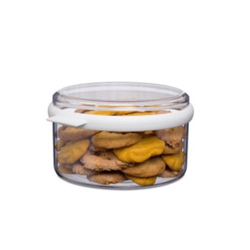 Bewaardoos met wit gekleurde ring 'Stora' - Mepal