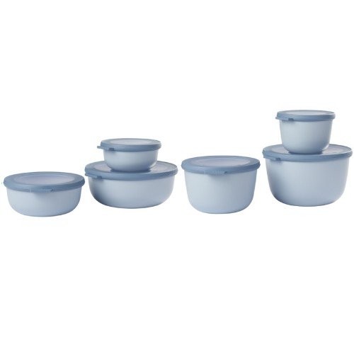 Multikom met deksel inh. 1250ml. kleur Nordic blue Cirqula - Mepal