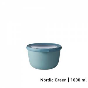 MULTISCHÜSSEL MIT DECKELINHALT. 1000 ml. FARBE NORDISCHES GRÜN CIRQULA - MEPAL