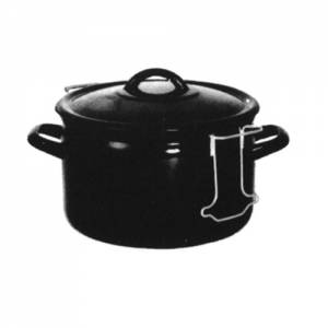 FRYER W/LID CONT. 5.5 LITER DIAM. 24CM. HGT. 14CM. COLOUR BLACK