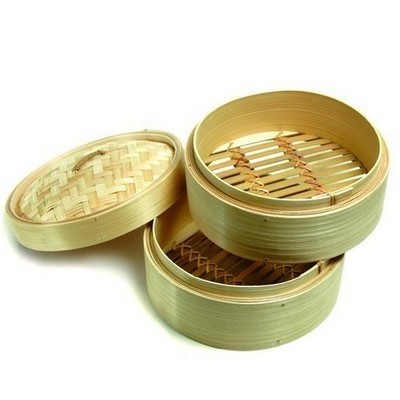 Stoommandje bamboe diam. 20cm.