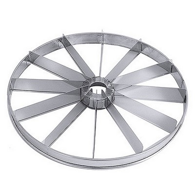 Taartverdeler 14 stuks diam. 32cm. rvs 18/10