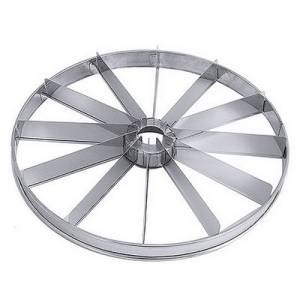 Taartverdeler 14 stuks diam. 32cm. rvs 18/10