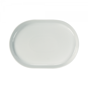 PLATE OVAL 34X23 CM. NORDIKA FJORD COLOR WHITE NOVA