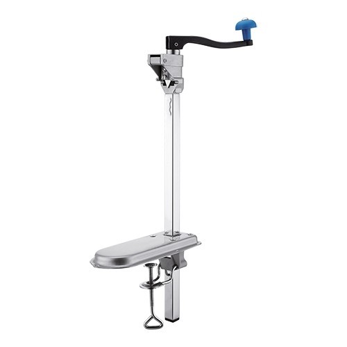 Tafelblikopener roestvrijstaal blik hoogte tot 35cm.