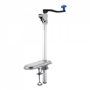 Tafelblikopener roestvrijstaal blik hoogte tot 35cm.