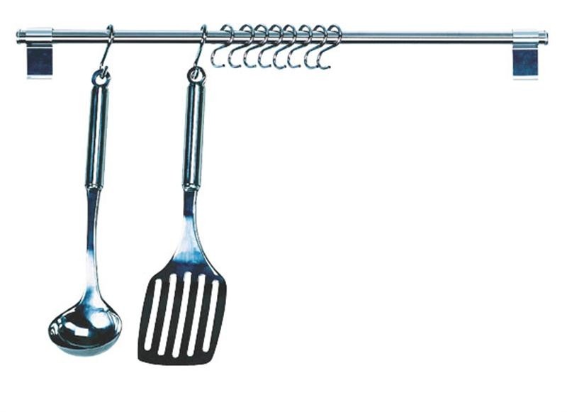 Vleesvork lg. 33cm. tbv ophangrek rvs