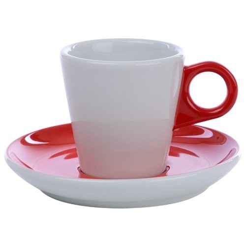Koffiekop inh. 14cl. color me! kleur rood Nova