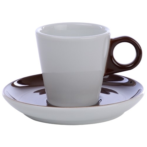 Cappuccinokop inh. 20cl. color me! kleur chocolade Nova