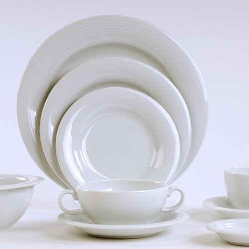 Bord plat Duo diam. 28cm. kleur ivoor Nova