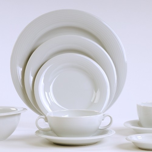 DISH OVAL DUO DIM. 20X16CM. COLOR IVORY NOVA