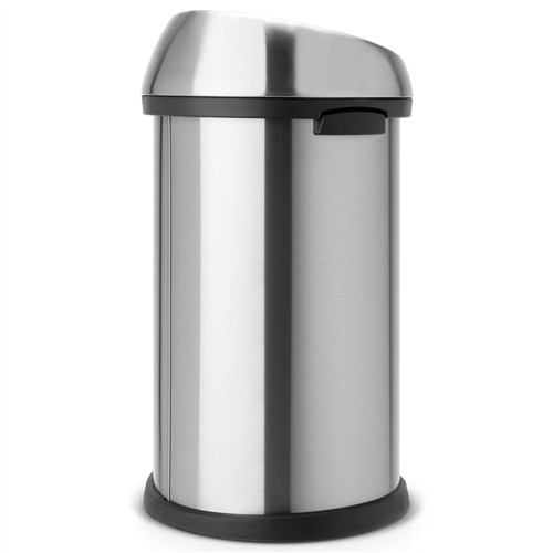 Afvalbak Touch Bin 60l. kleur mat staal Brabantia