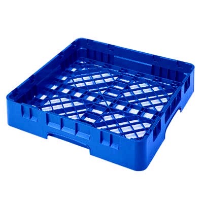 Vaatwaskorf Universeel z/opzetrand afm. 50x50cm. kleur blauw Cambro Camrack