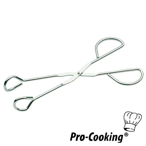 Tang serveer Pro-Cooking 22,5cm. rvs 18/8