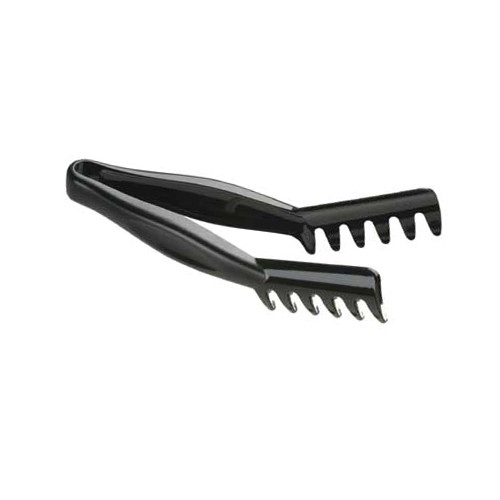 Serveertang lengte 21cm. kleur zwart polycarbonaat