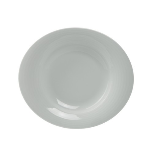 ASSIETTE OVALE PROFONDE DIM. 30X26CM. DUO COULEUR BLANC NOVA