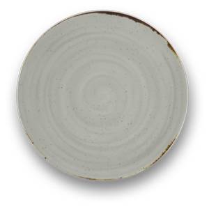 Coupebord xl diam. 32cm. Saturno Nature kleur taupe