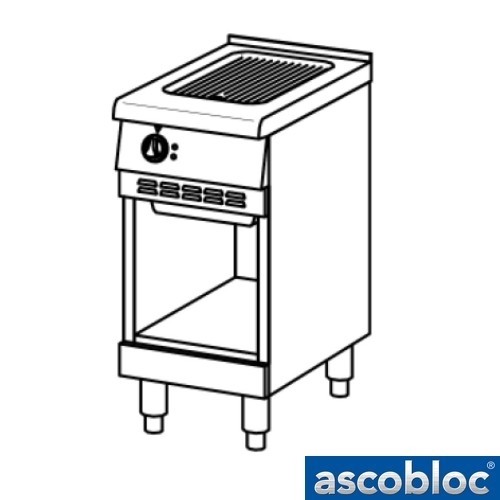 BAKING TRAY ASCOLINE 700 AEB 240DIM. 400X706X850MM. 400V - 4600W ASCOBLOC
