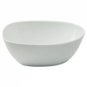 SALATSCHÜSSEL ABM. 17x14x6CM. FARBE WEISS ISOLA NOVA