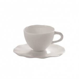 Koffiekop met schotel diam. 10cm. perfect imperfection roos van de velde Serax