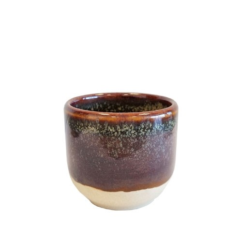ESPRESSO CUP DUO KAITØ STONEWARE CONTENT. 10CL. COLOR FOREST GREEN