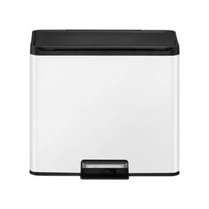 Essential Recycler pedaalemmer inh. 20+9ltr. wit EKO